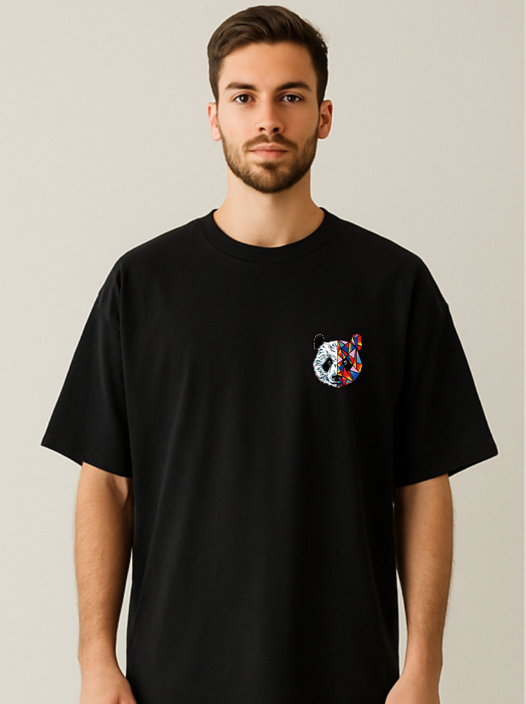 Panda Printed Oversized T-shirts